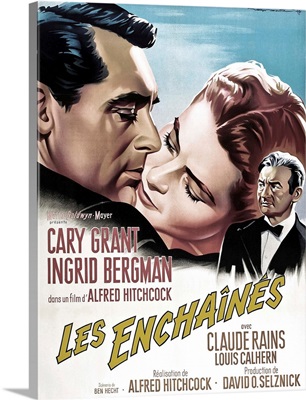 Notorious, French 1963 Re-Release Poster Art, 1946