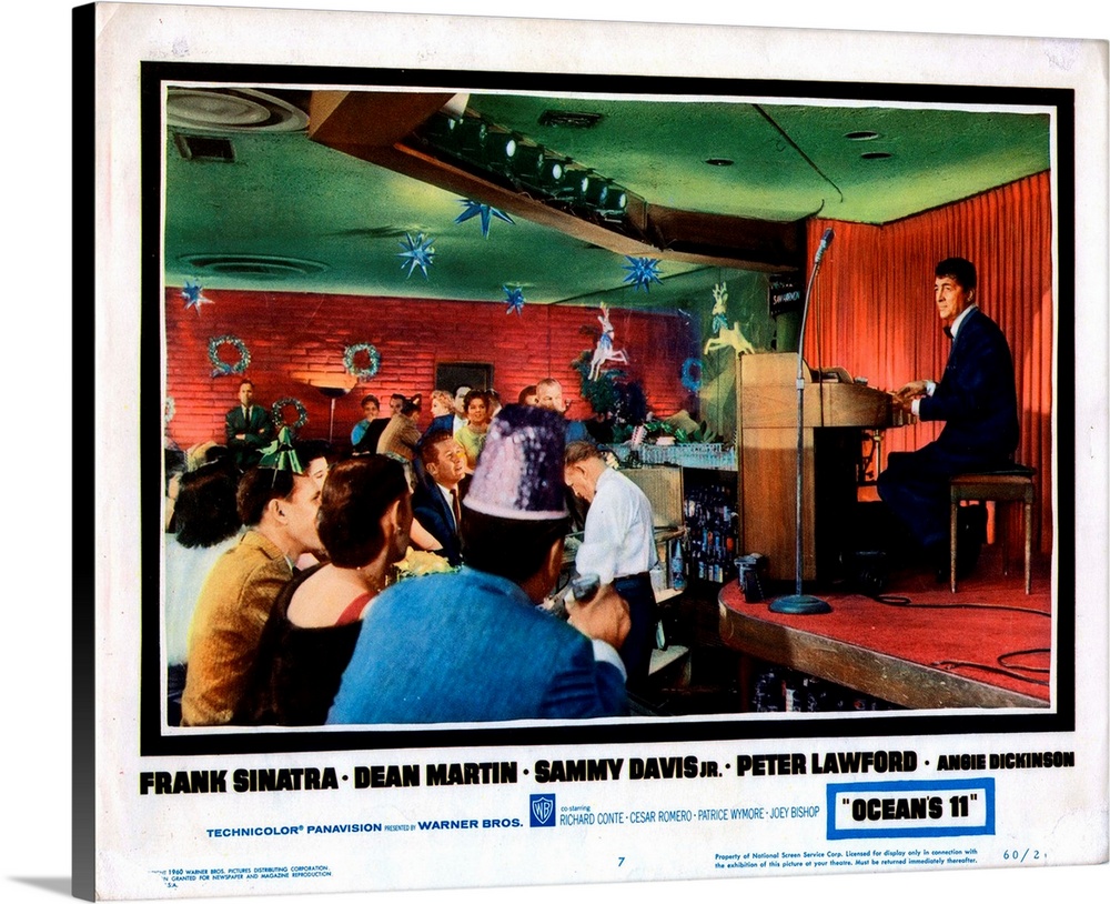Ocean's Eleven, (AKA Ocean's 11), Dean Martin, (Right), 1960.