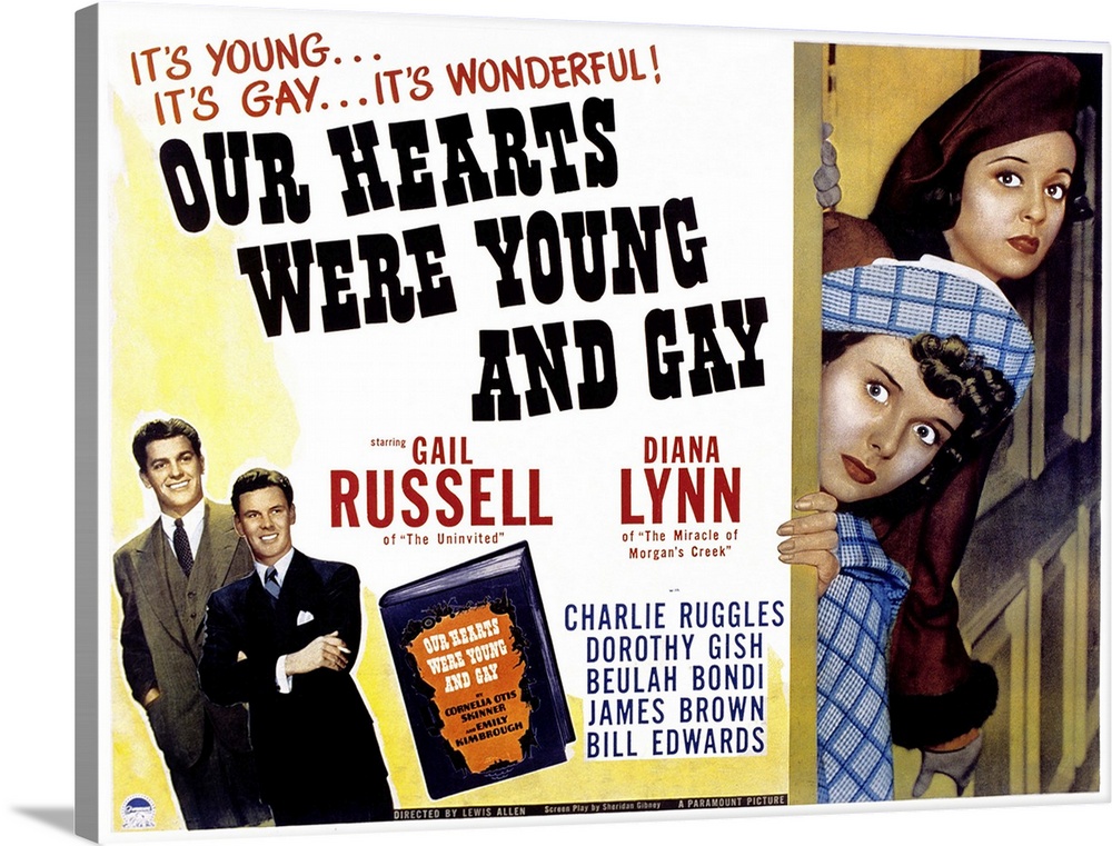 Our Hearts Were Young and Gay - Vintage Movie Poster