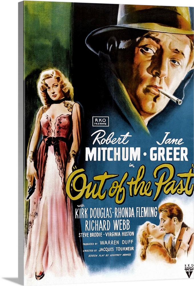 Out of the Past - Vintage Movie Poster
