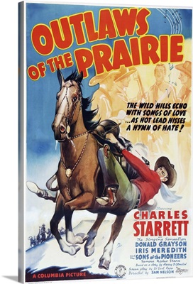 Outlaws of the Prairie, 1937, Poster