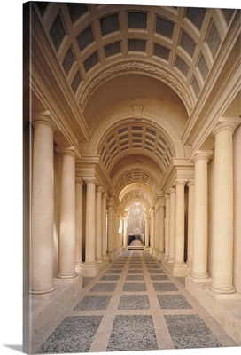 Palazzo Spada, Hallway By Borromini, 17Th C. Rome, Italy