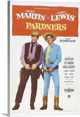 Pardners - Vintage Movie Poster, 1956