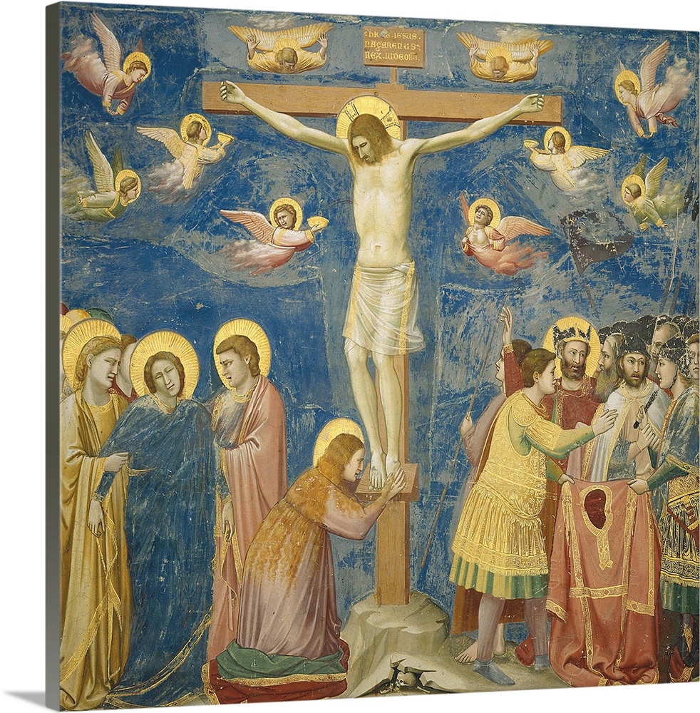 Stories of the Passion The Crucifixion, by Giotto, 1304 - 1306 about, 14th Century, fresco, - Italy, Veneto, Padua, Scrove...