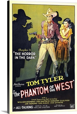 Phantom Of The West - Vintage Movie Poster