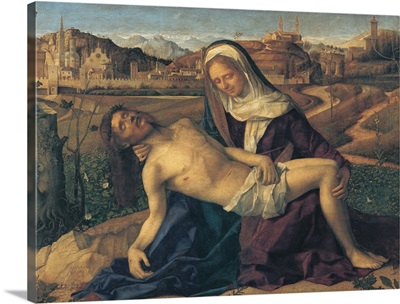 Pieta, by Giovanni Bellini, ca. 1504-1505. Accademia Art Galleries, Venice, Italy