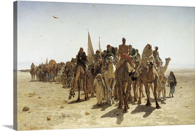 Pilgrims going to Mecca