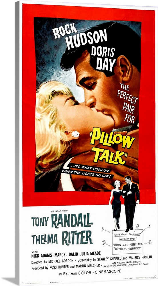 Pillow Talk, Top From Left: Doris Day, Rock Hudson, Bottom From Left: Doris Day, Rock Hudson, 1959.