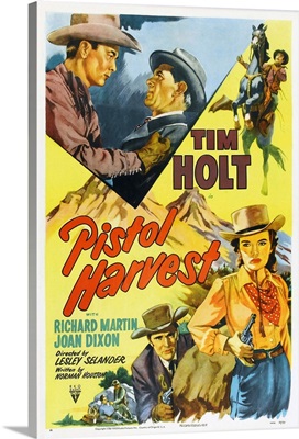 Pistol Harvest, Tim Holt, Mauritz Hugo, Richard Martin, 1951