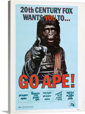 Planet Of The Apes - Vintage Movie Poster