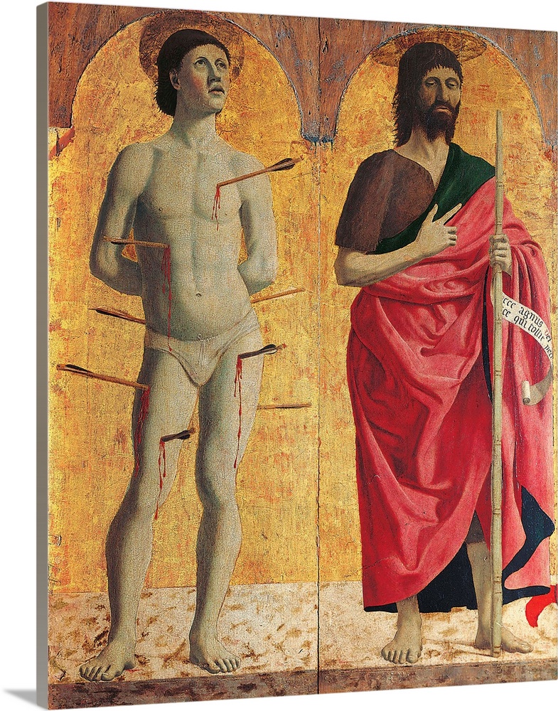 Polyptych of the Misericordia (or Virginn of the Mercy), by Pietro di Benedetto dei Franceschi known as Piero della France...