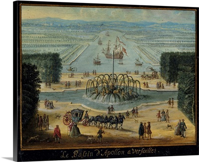 Pond of Apollo at Versailles and the Grand Canal with its Flotilla, 1705
