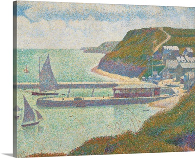 Port and Dock Calvados, by Georges Seurat, 1888. Musee d'Orsay, Paris, France