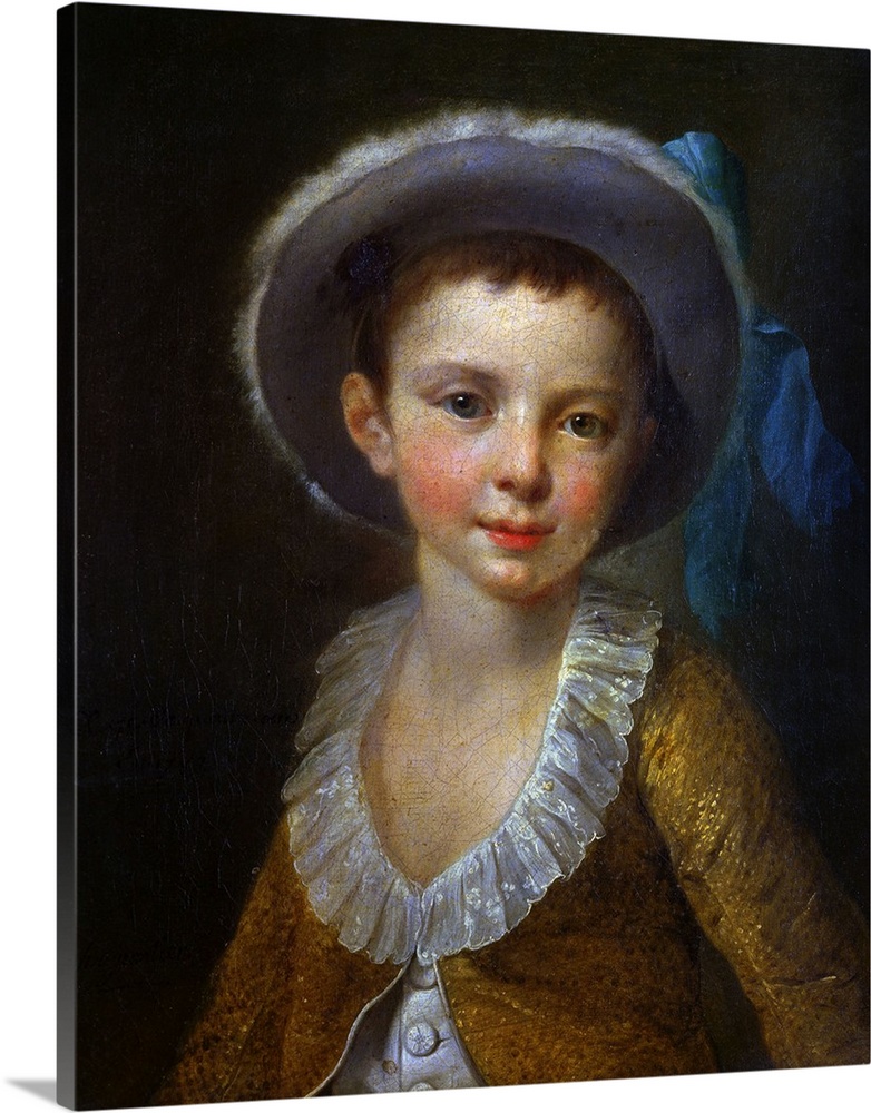 French Art. Portrait of a Child. Paris, Arts Decoratifs. Art France, Portrait d un enfant au 18.eme siecle, Paris. Arts De...
