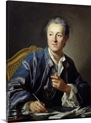 Portrait of Denis Diderot, 1767, By Louis Michel Van Loo, Louvre Museum