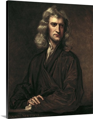 Portrait of Isaac Newton. 1863. By Thomas Oldham Barlow. Science Museum, London, Britain