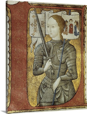 Portrait of Joan of Arc, c. 1430, From Charles d'Orleans' Poesy