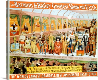 Poster for The Barnum and Bailey circus