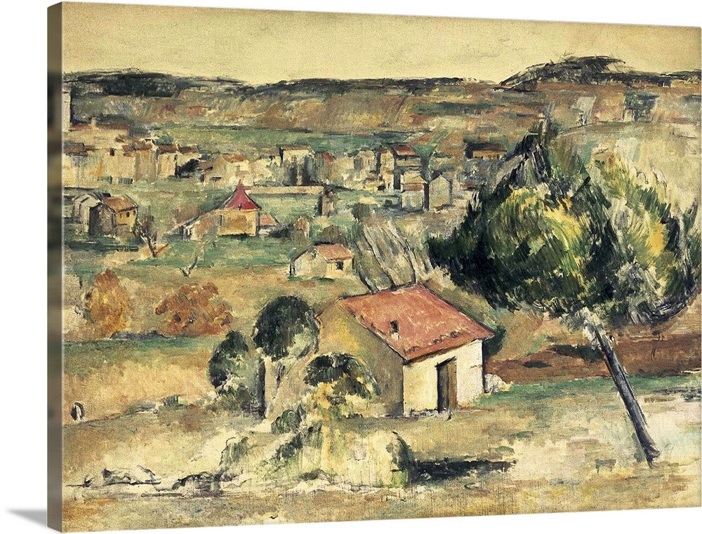 CEZANNE, Paul (1839-1906). Provence Hills. 1878. Post-Impressionism. Oil on canvas. SWITZERLAND. Winterthur. Villa Flora -...