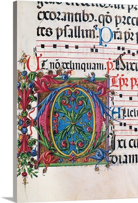 Psalter With Hymns, Illuminated Manuscript By Matteo Di Giovanni, 1474