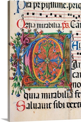Psalter with Hymns, illuminated manuscript by Matteo di Giovanni, 1474