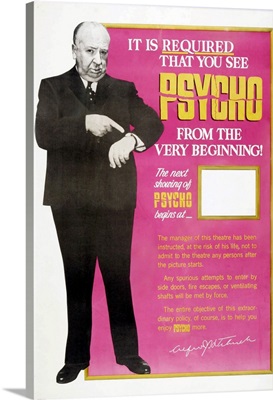 Psycho, Alfred Hitchcock, 1960