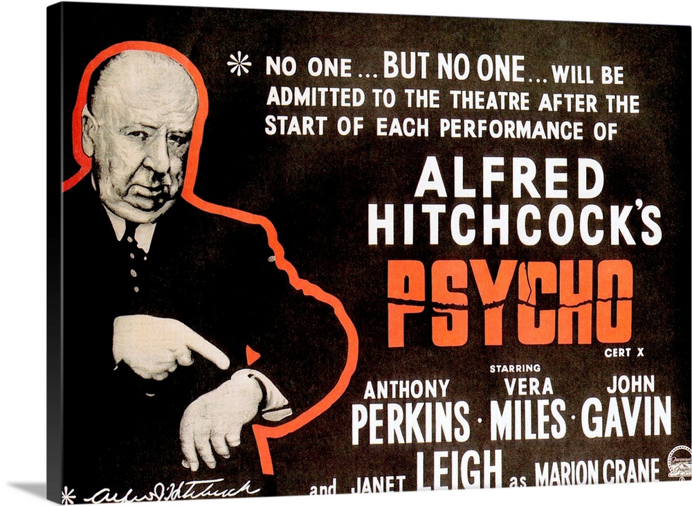 PSYCHO, director Alfred Hitchcock, 1960.