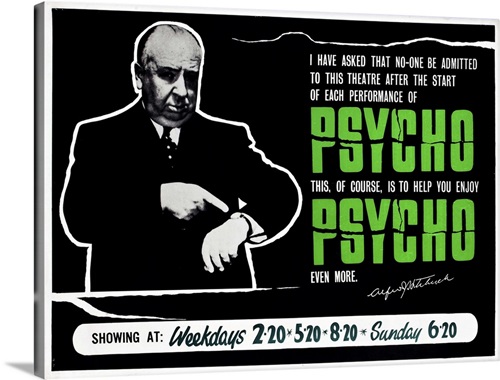 psycho original film poster