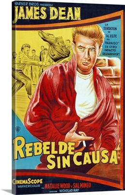 Rebel Without A Cause, Argentinian Poster Art, 1955