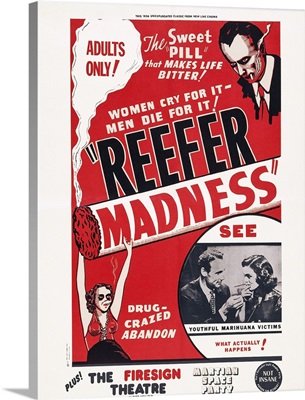 Reefer Madness, US Poster Art, 1936