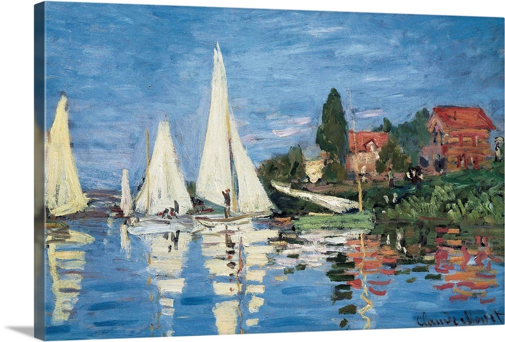 Regatta at Argenteuil Wall Art, Canvas Prints, Framed Prints, Wall ...