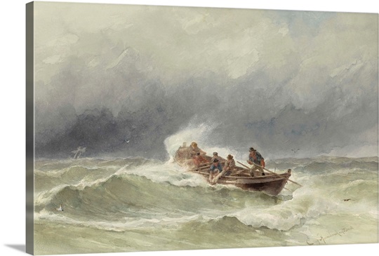 Jacob Eduard van Heemskerck van Beest Rescue at Sea by Jacob Eduard van Heemskerck van Beest c 185090