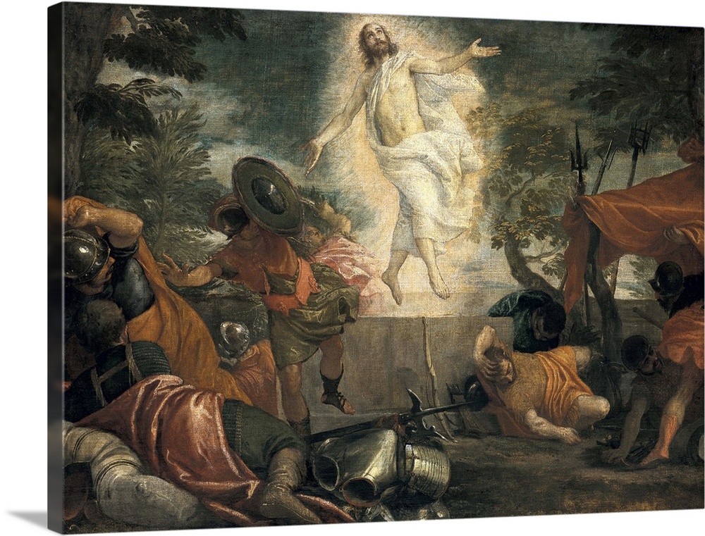 VERONESE, Paolo Caliari, called Paolo (1528-1588). The Resurrection of Christ. Renaissance art. Cinquecento. Oil on canvas...