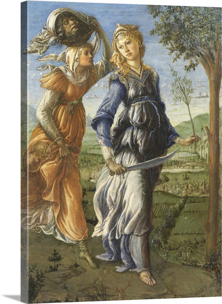 Stories of Judith the Return of Judith from the Field of Holofernes (Return of Judith to Betulia), by Sandro Filipepi Know...
