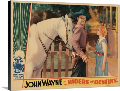 Riders Of Destiny, John Wayne, Cecilia Parker, 1933
