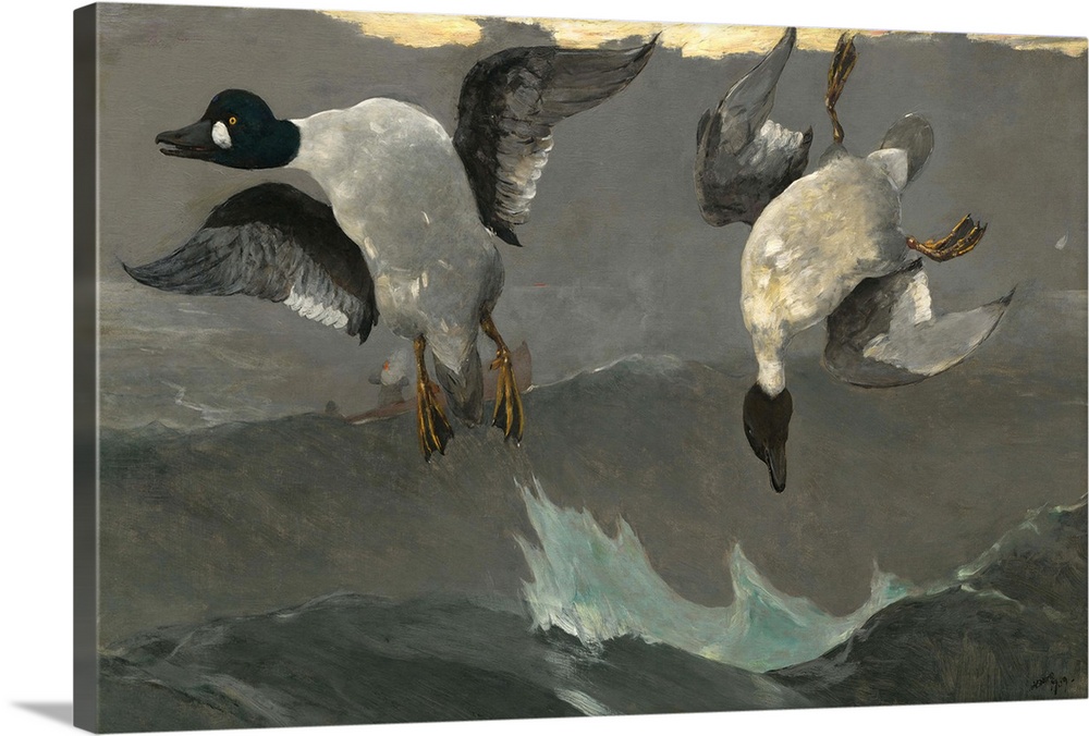 Right and Left, by Winslow Homer, 1909, American painting