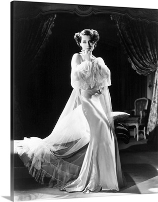 Riptide, Norma Shearer, In A Negligee By Adrian, 1934