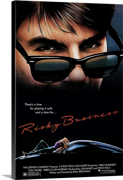 Risky Business Movie Poster Wall Art Canvas Prints Framed Prints Wall Peels Great Big Canvas