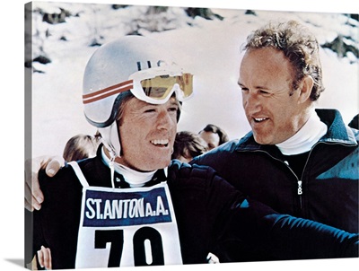 Robert Redford and Gene Hackman in Downhill Racer - Movie Still