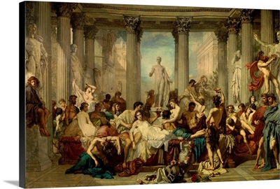 Romans of the Decadence, 1847, By Thomas Couture, French, oil on canvas