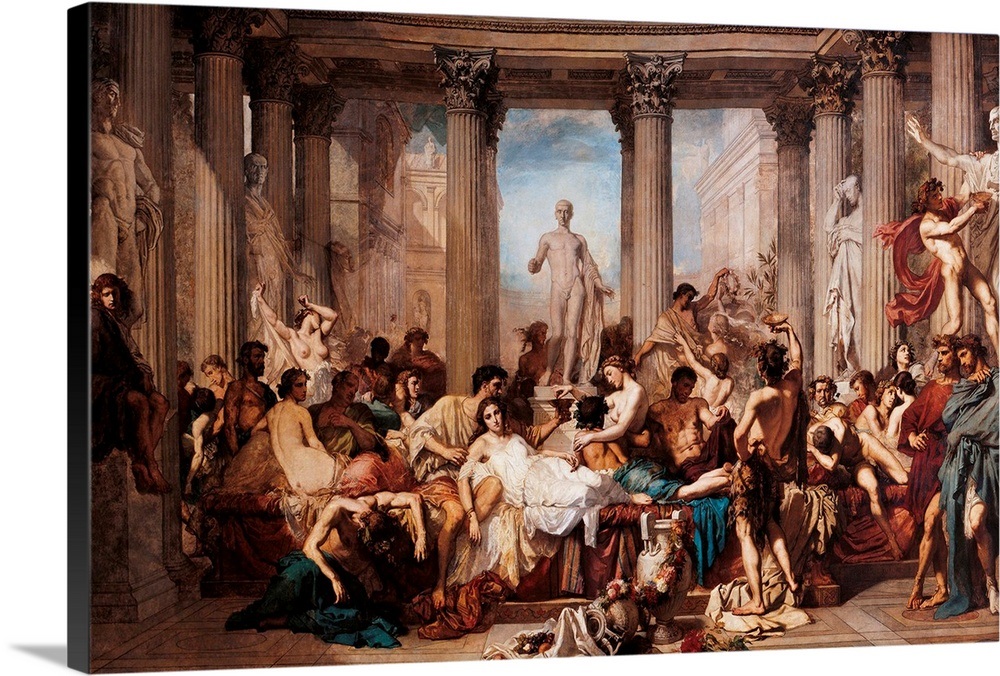 Romans Of The Decadence, By Thomas Couture, Musee D'Orsay, Paris