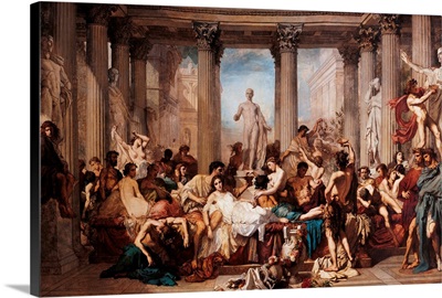 Romans Of The Decadence, By Thomas Couture, Musee D'Orsay, Paris, France