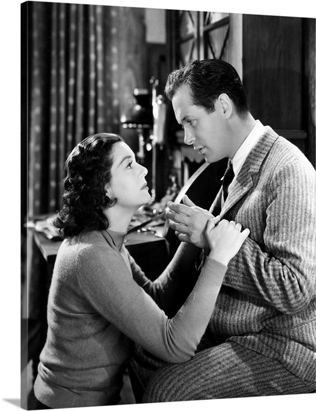 Rosalind Russell And Robert Montgomery In Night Must Fall - Movie Still 