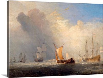 Rotterdam Ferry-Boat, by Joseph Mallord William Turner, 1833, British painting