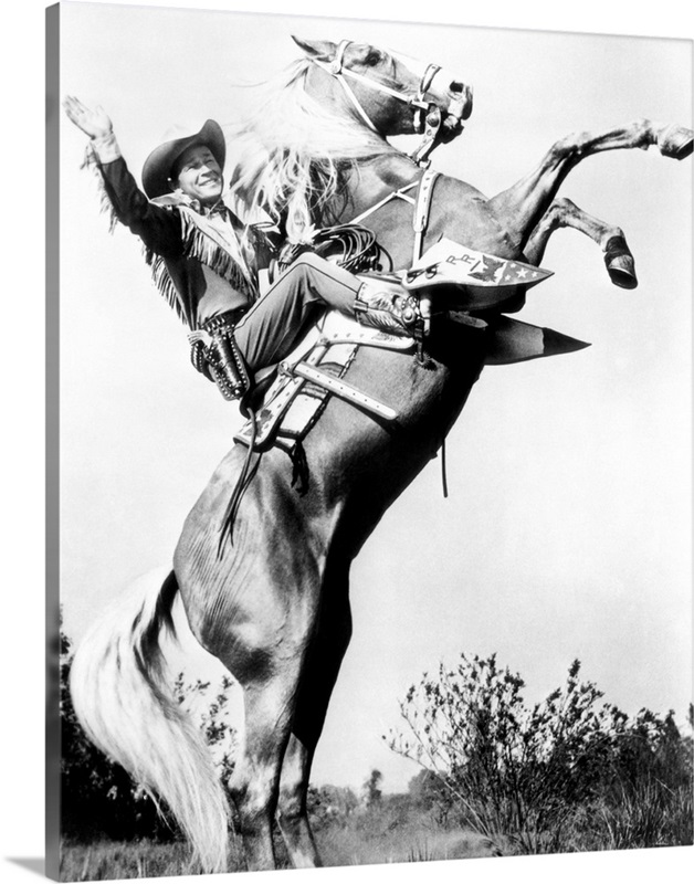 Roy Rogers With Horse Trigger Wall Art, Canvas Prints, Framed Prints ...