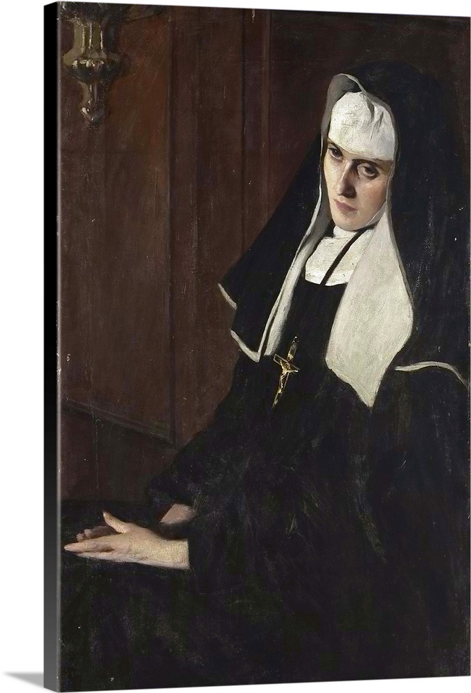 Sad Memories Of A Nun, By Amero Cagnoni, 1893-94