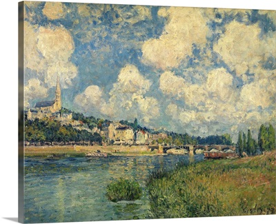 Saint-Cloud, 1877, By impressionist Alfred Sisley, 1877