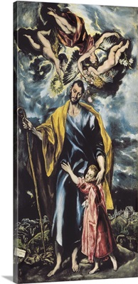 Saint Joseph and Child Jesus. El Greco