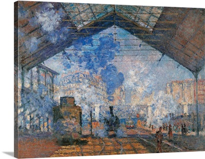 Saint Lazare Station, By Claude Monet, 1877. Musee D'Orsay, Paris, France