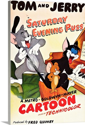 Saturday Evening Puss, 1950, Poster